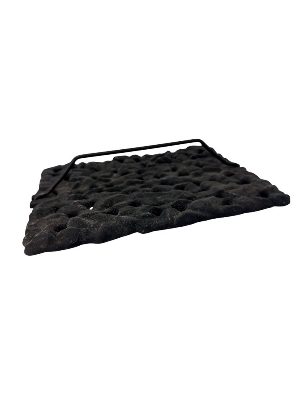 Vintage Cast Iron Lava Rock Grill Plate Grates with Handle Jen Air
